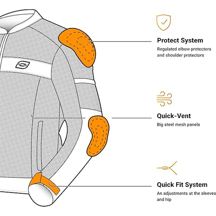OZONE MOTO Women's Dart Lady Motorcycle jacket