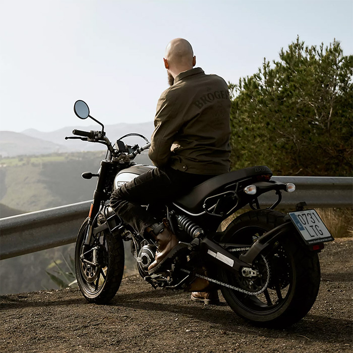 Broger tekstila motocikla jaka - BR-TJ-MONTANA-01-M