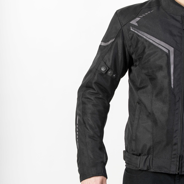 Textile motorcycle jacket Ozone Flow
