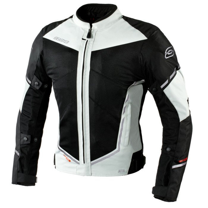 OZONE JET II ICE urban textile motorcycle jacket